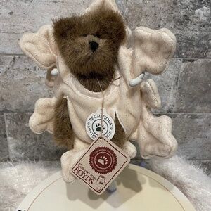 ❤️ BOYDS BEAR SNOWFLAKE CHRISTMAS ORNAMENT BEAR NEW